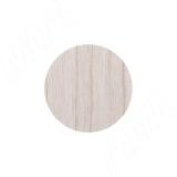 Заглушка самоклеящаяся, D13 мм, Скандинавское дерево белое, с текстурой дерева (Kr K088), 117 шт.