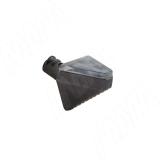 Полкодержатель для стеклянных полок без фиксации, титан