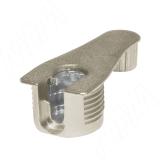 Эксцентрик усиленный в металлическом корпусе с дополнительной футоркой 16 мм с бортиком, никель SE15