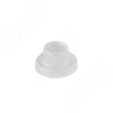 Втулка пластиковая для стекла толщиной 4-5 мм, прозрачная