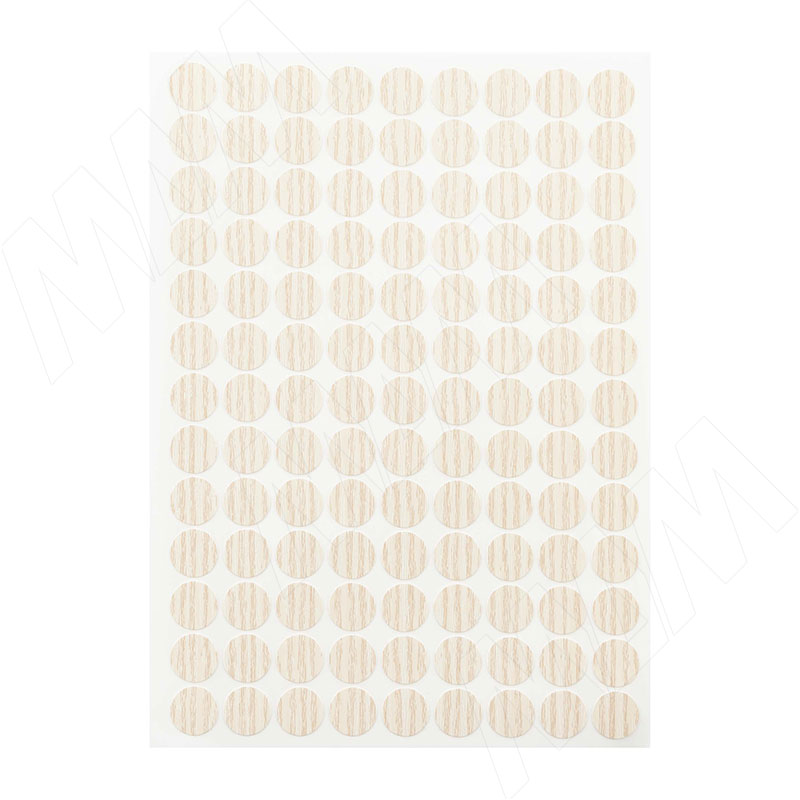 Заглушка самоклеящаяся, D13 мм, Файнлайн крем, гладкая (Eg H1424), 117 шт. фото товара 2 - H1424.10.13