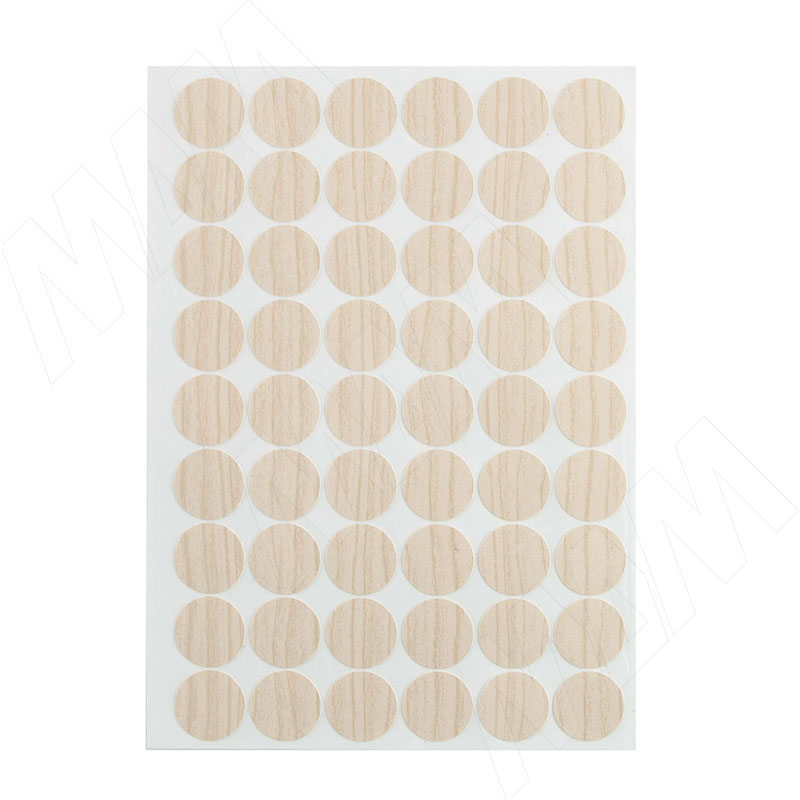 Заглушка самоклеящаяся, D20 мм, Береза песочная, шагрень (Eg H1732), 54 шт. фото товара 2 - H1732.20.20