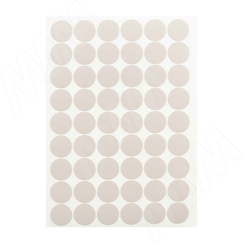 Заглушка самоклеящаяся, D20 мм, Кашемир серый, шагрень (Eg U702), 54 шт. фото товара 2 - U702.20.20