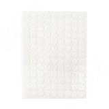 Заглушка самоклеящаяся, D13 мм, Белый фасадный, шагрень (Kr 0101), 117 шт. 0101.20.13, фото 1