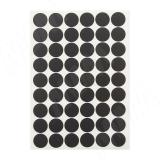 Заглушка самоклеящаяся, D20 мм, Антрацит, шагрень (Kr 0164), 54 шт. 0164.20.20, фото 1