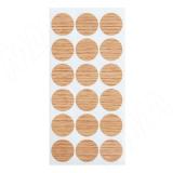 Заглушка самоклеящаяся, D20 мм, дуб Корбридж натуральный, 18 шт. 20.052-HM, фото 1