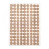 Заглушка самоклеящаяся, D13 мм, Вяз натуральный благородный, гладкая (Kr 5500), 117 шт. 5500.10.13, фото 1