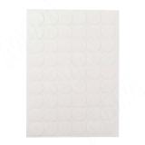 Заглушка самоклеящаяся, D20 мм, Белый снег, шагрень (Kr 8685), 54 шт. 8685.20.20, фото 1