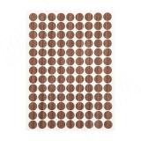 Заглушка самоклеящаяся, D13 мм, Орех Тьеполо, гладкая (Kr 8953), 117 шт. 8953.10.13, фото 1