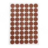 Заглушка самоклеящаяся, D20 мм, Орех Гварнери, с текстурой дерева (Kr 9455), 54 шт. 9455.30.20, фото 1