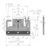 Универсальный навес с фиксацией, 70 кг ATC151.05.02, фото 2