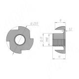 Гайка усовая M10 C021, фото 1