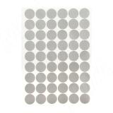 Заглушка самоклеящаяся, D20 мм, Серый металлик, гладкая (Eg F501), 54 шт. F501.10.20, фото 1