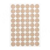 Заглушка самоклеящаяся, D20 мм, Дуб дымчатый, гладкая (Eg H1250), 54 шт. H1250.10.20, фото 1