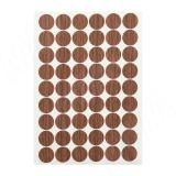 Заглушка самоклеящаяся, D20 мм, Дуб Гладстоун табак, гладкая (Eg H3325), 54 шт. H3325.10.20, фото 1
