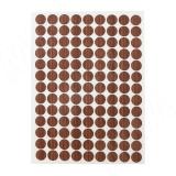 Заглушка самоклеящаяся, D13 мм, Орех Дижон натуральный, шагрень (Eg H3734), 117 шт. H3734.20.13, фото 1