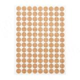 Заглушка самоклеящаяся, D13 мм, Дуб Крафт золотой, с текстурой дерева (Kr K003), 117 шт. K003.30.13, фото 1