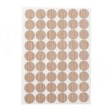 Заглушка самоклеящаяся, D20 мм, Дуб Урбан янтарный, с текстурой дерева (Kr K006), 54 шт. K006.30.20, фото 1