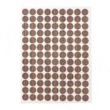 Заглушка самоклеящаяся, D13 мм, Дуб Урбан Кофейный, с текстурой дерева (Kr K007), 117 шт. K007.30.13, фото 1