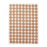 Заглушка самоклеящаяся, D13 мм, Блэквуд ячменный, с текстурой дерева (Kr K021), 117 шт. K021.30.13, фото 1