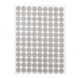 Заглушка самоклеящаяся, D13 мм, Алюминиевый блеск, шагрень (Kr K522), 117 шт. K522.20.13, фото 1