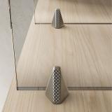 Полкодержатель для стеклянных полок без фиксации, никель MV65ZNL, фото 2