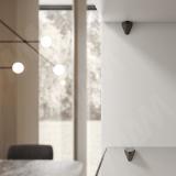 Полкодержатель для стеклянных полок без фиксации, титан MV65ZT, фото 2