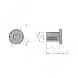 Гайка ERICSONA M5 NE M5 B, фото 1