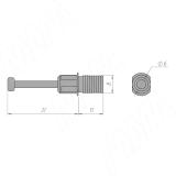 Шток быстрого монтажа (34 мм) SMB-34Х11X8, фото 1