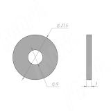 Шайба плоская для винта М8 SP M8, фото 1