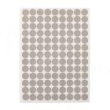 Заглушка самоклеящаяся, D13 мм, Серая галька, шагрень (Eg U201), 117 шт. U201.20.13, фото 1