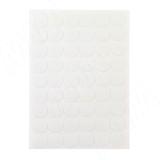 Заглушка самоклеящаяся, D20 мм, Белый классический, гладкая (Eg W960 SM), 54 шт. W960.10.20, фото 1