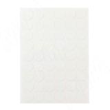 Заглушка самоклеящаяся, D20 мм, Белый классический, шагрень (Eg W960 ST7), 54 шт. W960.20.20, фото 1