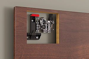 Система навесов SYMETRA ONE от Italiana Ferramenta (Италия) для стеновых панелей