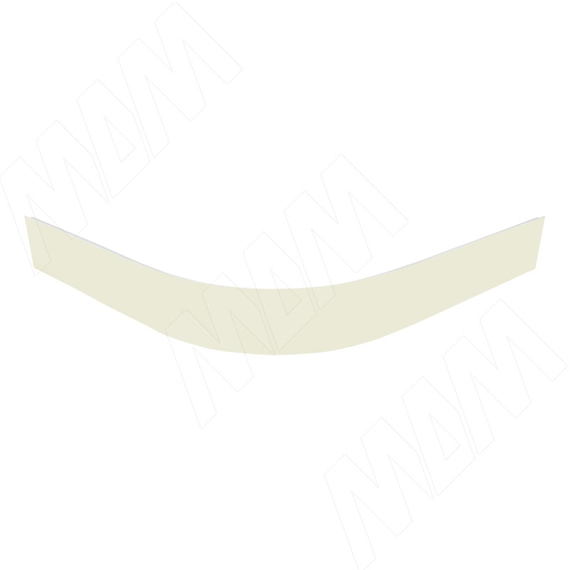 Радиусный элемент цоколя внешний (высота 100), ваниль фото товара 1 - 22.5075.10