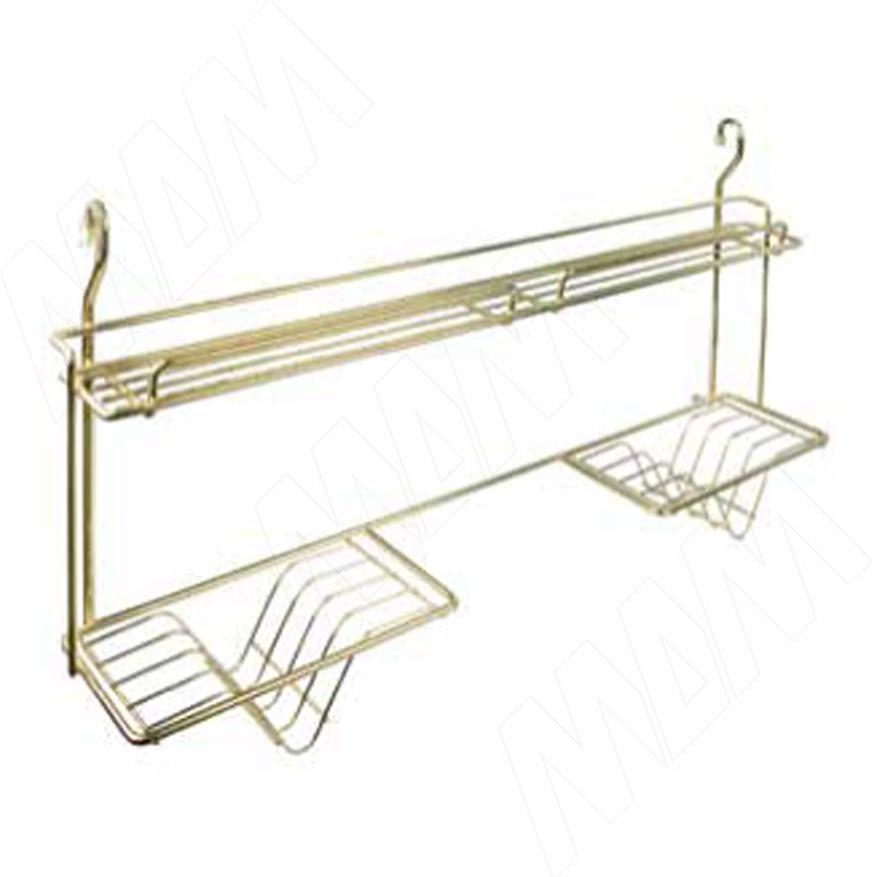 Полка для чашек и тарелок золото фото товара 1 - LA9830OT