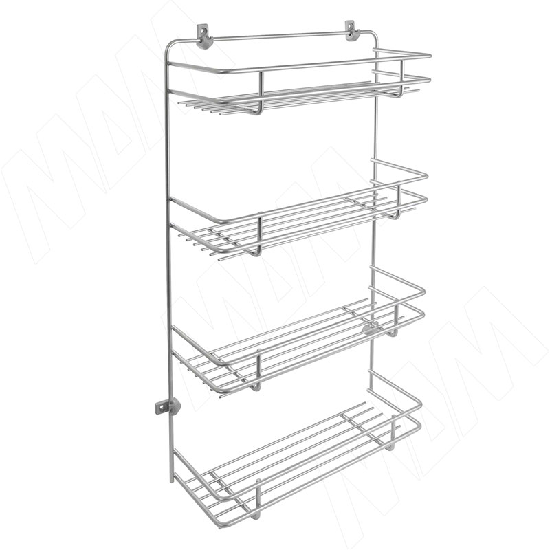 BASE Полка четырехуровневая металлик серебристый PAA04MS 3072₽