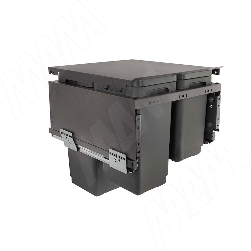 

GLOBE 2.0 M50W Система сортировки и хранения, 3 емкости (30л+10л+9л), креп. фасада, полн.выдв., плавн.закр., направл. Nova Pro, крышка-полка (PG2GME503SCGMRF), GLOBE 2.0 M50W Система сортировки и хранения, 3 емкости (30л+10л+9л), креп. фасада, полн.выдв.,