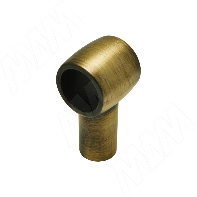 Держатель для рейлинга "классик" стар.латунь фото товара 1 - SU16TOA