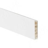 Цоколь пластиковый (высота 60, длина 4000 мм), белый