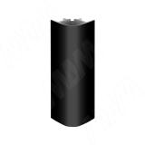 Уголок 90 градусов (длина 4000 мм), черный глянец 110.0330 4M