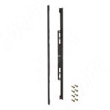 Термоизоляционная планка для духового шкафа универсальная, черная, комплект 2 шт.