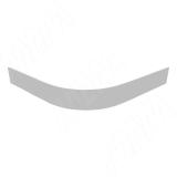 Радиусный элемент цоколя внешний (высота 100), алюминий "Alulight" 22.0101.10