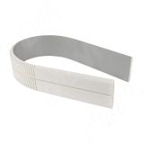 Радиусный элемент цоколя универсальный (высота 120), алюминий "Alulight" 222.0101.FF, фото 1