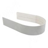 Радиусный элемент цоколя универсальный (высота 120), алюминий "Alulight" 222.0101.FF