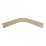 Радиусный элемент цоколя внутренний (высота 100), дуб млечный 22.0115R.80