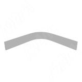 Радиусный элемент цоколя внутренний (высота 100), алюминий матовый 22.0201R.80