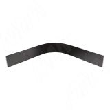 Радиусный элемент цоколя внутренний (высота 100), черный глянец 22.0331R.80