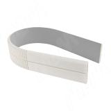 Радиусный элемент цоколя универсальный (высота 100), титан 22.0350.FF, фото 1