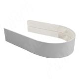 Радиусный элемент цоколя универсальный (высота 100), титан 22.0350.FF